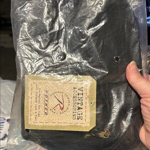 Rothco Heavyweight Canvas Classic Passport Travel Pouch in black, style 99146